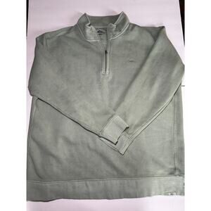 Joe Marlin Unwind Quarter Zip Pullover Sweatshirt Mens XXL Green Fleece